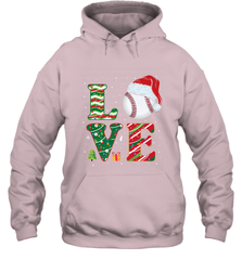 Funny Kid Boys Love Baseball Christmas Ball Santa Hat Gift Hooded Sweatshirt Hooded Sweatshirt - FordPhuMy