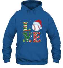 Funny Kid Boys Love Baseball Christmas Ball Santa Hat Gift Hooded Sweatshirt Hooded Sweatshirt - FordPhuMy