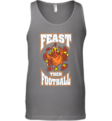Funny Thanksgiving Turkey Feast Than Football Men's Tank Top Men's Tank Top - FordPhuMy