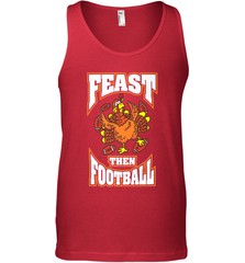 Funny Thanksgiving Turkey Feast Than Football Men's Tank Top Men's Tank Top - FordPhuMy