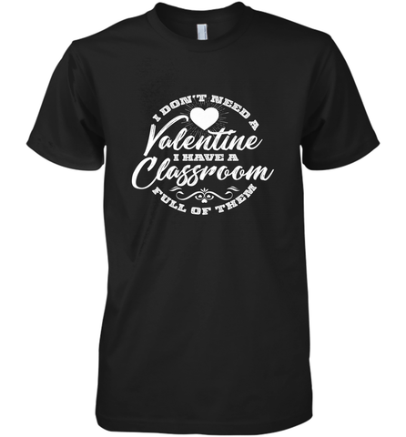 Valentine's Day Teacher School classroom Art Heart Lover Men's Premium T-Shirt Men's Premium T-Shirt / Black / XS Men's Premium T-Shirt - FordPhuMy