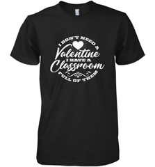 Valentine's Day Teacher School classroom Art Heart Lover Men's Premium T-Shirt Men's Premium T-Shirt - FordPhuMy