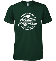 Valentine's Day Teacher School classroom Art Heart Lover Men's Premium T-Shirt Men's Premium T-Shirt - FordPhuMy