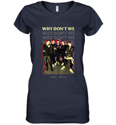 Why Don't We Vintage Rockers Women's V-Neck T-Shirt