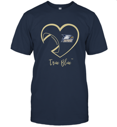 Georgia Southern Eagles Football Inside Heart  Team Men's T-Shirt