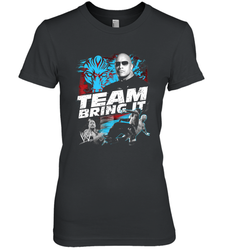 WWE The Rock Team Bring It Women's Premium T-Shirt