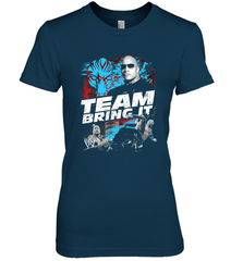 WWE The Rock Team Bring It Women's Premium T-Shirt Women's Premium T-Shirt - FordPhuMy