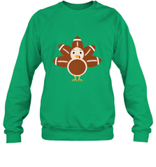 Funny Football Turkey Fall Thanksgiving Football Crewneck Sweatshirt Crewneck Sweatshirt - FordPhuMy