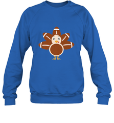 Funny Football Turkey Fall Thanksgiving Football Crewneck Sweatshirt Crewneck Sweatshirt - FordPhuMy