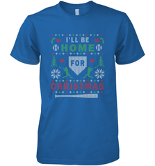 Premium Baseball Ugly Christmas Sweater Pattern Men's Premium T-Shirt Men's Premium T-Shirt - FordPhuMy