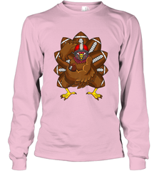 Cool Turkey Football Feathers Funny Thanksgiving Sports Long Sleeve T-Shirt Long Sleeve T-Shirt - FordPhuMy