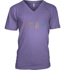 Love ASL Sign language Alphabet Valentines Day Gift idea Men's V-Neck Men's V-Neck - FordPhuMy
