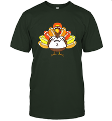Cool Thanksgiving Football Shirt _ Gobble Player Turkey Gift Men's T-Shirt Men's T-Shirt - FordPhuMy