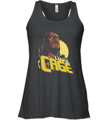 Marvel The Defenders Luke Cage Profile Women's Racerback Tank Women's Racerback Tank - FordPhuMy