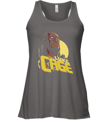 Marvel The Defenders Luke Cage Profile Women's Racerback Tank Women's Racerback Tank - FordPhuMy