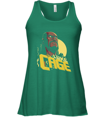 Marvel The Defenders Luke Cage Profile Women's Racerback Tank Women's Racerback Tank - FordPhuMy