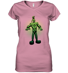 Disney Goofy Frankenstein Halloween Costume Women's V-Neck T-Shirt Women's V-Neck T-Shirt - FordPhuMy