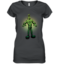 Disney Goofy Frankenstein Halloween Costume Women's V-Neck T-Shirt