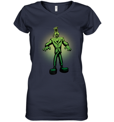 Disney Goofy Frankenstein Halloween Costume Women's V-Neck T-Shirt