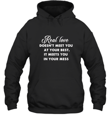 Real love funny quotes for valentine Hooded Sweatshirt Hooded Sweatshirt - FordPhuMy