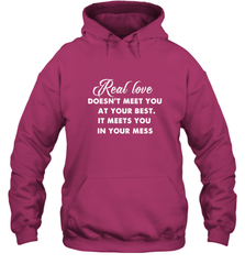 Real love funny quotes for valentine Hooded Sweatshirt Hooded Sweatshirt - FordPhuMy