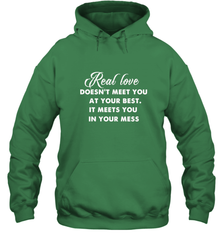 Real love funny quotes for valentine Hooded Sweatshirt Hooded Sweatshirt - FordPhuMy