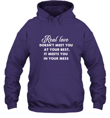Real love funny quotes for valentine Hooded Sweatshirt Hooded Sweatshirt - FordPhuMy