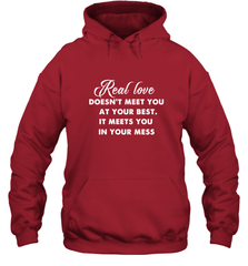 Real love funny quotes for valentine Hooded Sweatshirt Hooded Sweatshirt - FordPhuMy