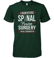 I Survived Spinal Fusion Surgery Men's Premium T-Shirt Men's Premium T-Shirt - FordPhuMy