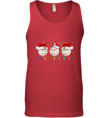 Three Baseball Balls Christmas Gift Santa Xmas lights Snow Men's Tank Top Men's Tank Top - FordPhuMy