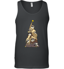 Merry Christmas Merry Slothmas Sloth Christmas Tree Xmas Men's Tank Top Men's Tank Top - FordPhuMy