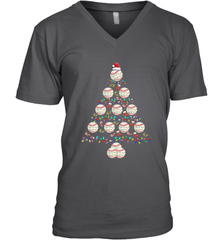 Baseball Balls Christmas Tree lights Xmas Gift Holiday Men's V-Neck Men's V-Neck - FordPhuMy