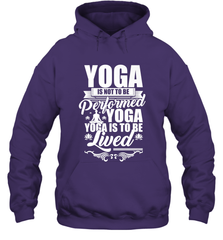 Yoga is More Than Yoga It's a Lifestyle Hooded Sweatshirt Hooded Sweatshirt - FordPhuMy