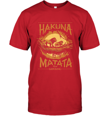 Disney The Lion King Live Action Hakuna Matata Sunset Poster Men's T-Shirt Men's T-Shirt - FordPhuMy