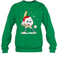 Christmas Baseball Santa Xmas Gift Lover Crewneck Sweatshirt Crewneck Sweatshirt - FordPhuMy