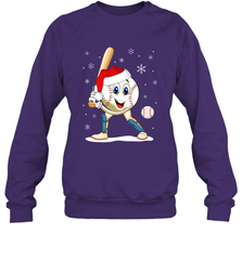 Christmas Baseball Santa Xmas Gift Lover Crewneck Sweatshirt Crewneck Sweatshirt - FordPhuMy