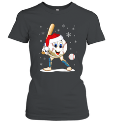 Christmas Baseball Santa Xmas Gift Lover Women's T-Shirt
