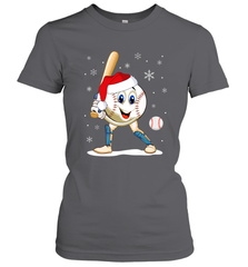 Christmas Baseball Santa Xmas Gift Lover Women's T-Shirt Women's T-Shirt - FordPhuMy