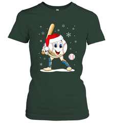 Christmas Baseball Santa Xmas Gift Lover Women's T-Shirt Women's T-Shirt - FordPhuMy