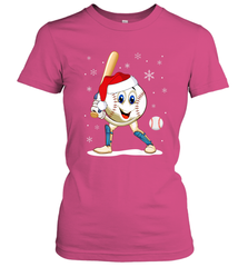 Christmas Baseball Santa Xmas Gift Lover Women's T-Shirt Women's T-Shirt - FordPhuMy