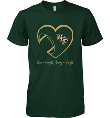 UCF Knights Football Inside Heart  Team  Apparel Men's Premium T-Shirt Men's Premium T-Shirt - FordPhuMy