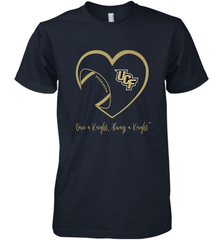 UCF Knights Football Inside Heart  Team  Apparel Men's Premium T-Shirt Men's Premium T-Shirt - FordPhuMy