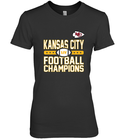 Kansas City Sideline Football _ The City Of Champions LIV Women's Premium T-Shirt Women's Premium T-Shirt / Black / XS Women's Premium T-Shirt - FordPhuMy