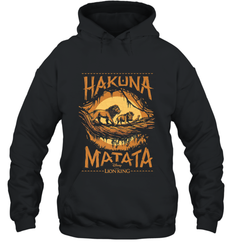Disney The Lion King Live Action Hakuna Matata Sunset Poster Hooded Sweatshirt