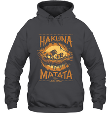 Disney The Lion King Live Action Hakuna Matata Sunset Poster Hooded Sweatshirt Hooded Sweatshirt - FordPhuMy