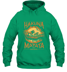 Disney The Lion King Live Action Hakuna Matata Sunset Poster Hooded Sweatshirt Hooded Sweatshirt - FordPhuMy