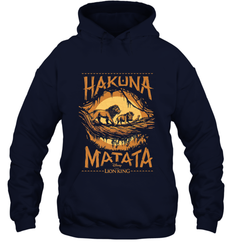 Disney The Lion King Live Action Hakuna Matata Sunset Poster Hooded Sweatshirt