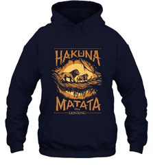 Disney The Lion King Live Action Hakuna Matata Sunset Poster Hooded Sweatshirt Hooded Sweatshirt - FordPhuMy