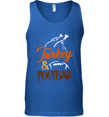 Turkey And Football Thanksgiving Day Football Fan Holiday Men's Tank Top Men's Tank Top - FordPhuMy
