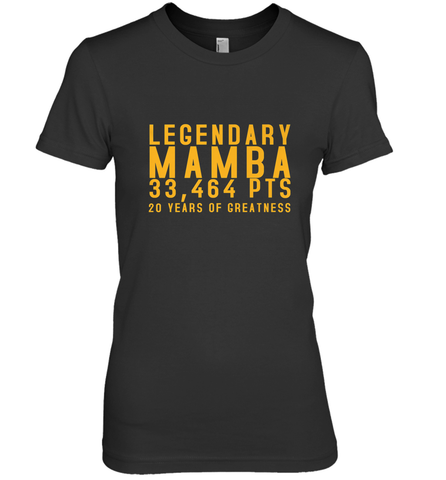 Black Mamba Legendary Mamba Out Farewell Tribute Women's Premium T-Shirt Women's Premium T-Shirt / Black / XS Women's Premium T-Shirt - FordPhuMy